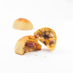 Arabic sweets Ma'amoul with pistachios