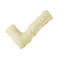 Fabric textured softbody pillow color shape
