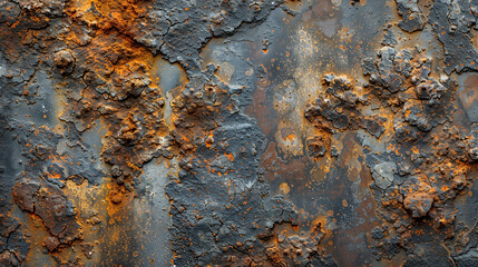 Rust of metals.Corrosive Rust on old iron.Use as illustration for presentation.Background rust texture as a panorama
