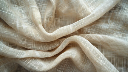 undyed linen fabric texture background