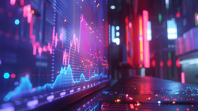 Riding the Financial Rollercoaster: A Thrilling Visualization of Real-Time Stock Market Fluctuations and Trading Excitement