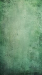 Green barely noticeable color on grunge texture cement background pattern with copy space