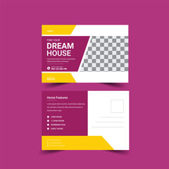 Real Estate post card template