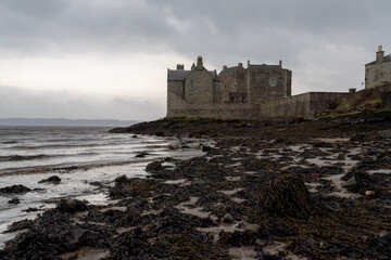 Blackness Castle in the Village of Blackness on the Firth of Forth in Scotland.