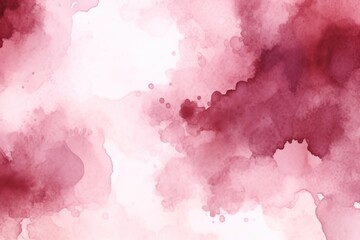 Maroon abstract watercolor stain background pattern
