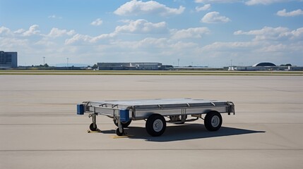 Equipment designed for the handling of air cargo on the ground, facilitating efficient loading, unloading, and transportation processes at airports.
