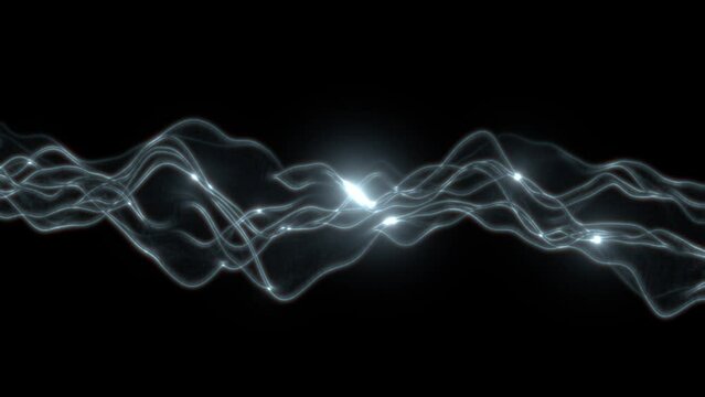 Geometric silver grid in three dimension space abstract