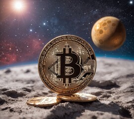 Bitcoin in Outer Space: Digital Currency Soars on Alien Planet