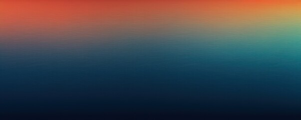 Midnight Blue Peach Aqua gradient background barely noticeable thin grainy noise texture, minimalistic design pattern backdrop  - obrazy, fototapety, plakaty