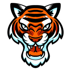 tiger head mascot