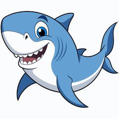 Fototapeta premium Shark Smiling Icon