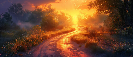 A roadmap symbolizes the journey of commitment resilience