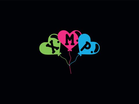 Unique XMP Balloon Letter Design