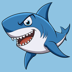 Angry but Cute Shark