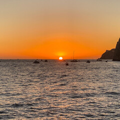 Sunset in Cabo San Lucas Mexico
