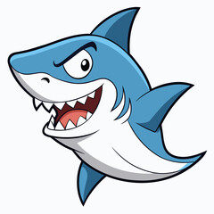 Fototapeta premium Angry Little Shark