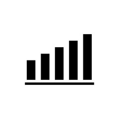 Growth graph vector icons. Business chart. Financial rise up.