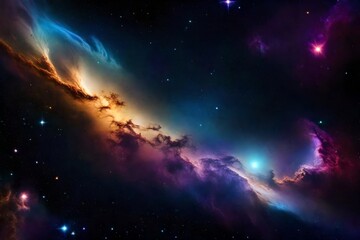 background with space