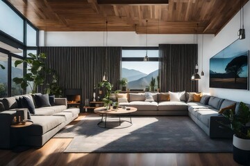 Obraz na płótnie Canvas luxury home interior