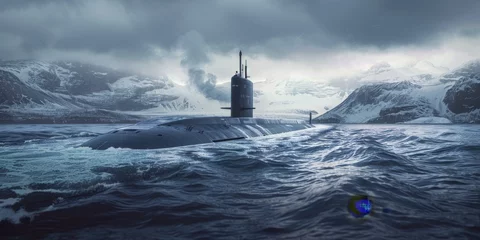  submarine in the ice Generative AI © València