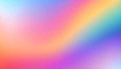 Abstract gradient fluid blur background with grainy texture and colorful rainbow gradient. Modern wallpaper design for social media, idol poster, banner, flyer.