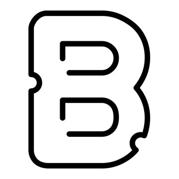 recommend clip art: B letter mice font.