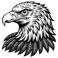eagle silhouette vector illustration svg file
