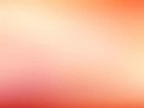 Peach grainy background with thin barely noticeable abstract blurred color gradient noise texture banner pattern with copy space 