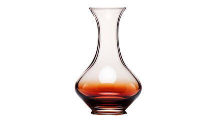 A glass vase filled with a rich brown liquid
