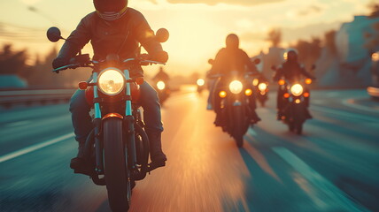 Motorcycle Riders, Large JPG