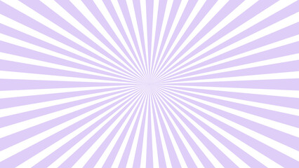 Purple and white sunburst background