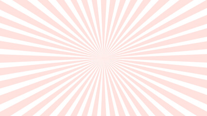 Pink and white rays background © Lara