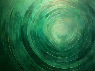 A green circle with a green background. The circle is the main focus of the image - obrazy, fototapety, plakaty