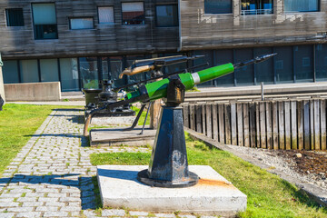 Whale Harpoon guns in Tromso in Norway - 774331337