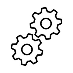 machine gear icon design vector