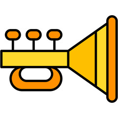 Fife, instrument, trumpet Icon