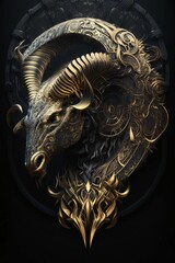 Zodiac sign of the Goat. Zodiacal horoscope.