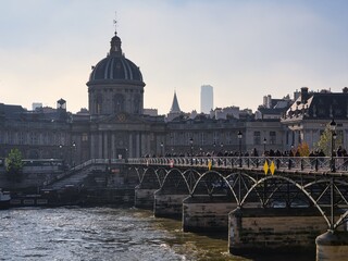 Bridge of arts (Pont des Arts) in Paris, France