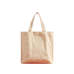 A tote bag close up on a Transparent Background