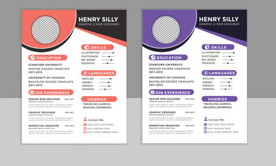 Minimalist Resume and Cover Letter Set.