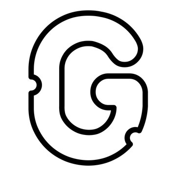 recommend clip art: G letter mice font.
