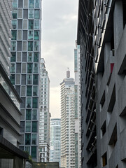 Fototapeta premium Skyscrapers in Kuala Lumpur, Malaysia