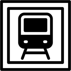 Train, Subway, Underground, Transportation, Signaling, Train Station Icon