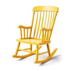 Rocking chair yellow