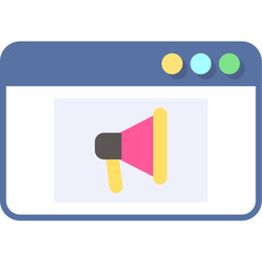 Video Advertising Icon