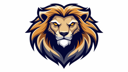 Roaring Success Lion Mascot Logo Vector on White Background