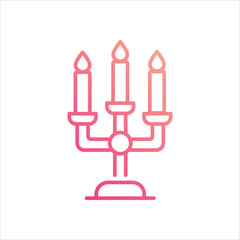 Candle  icon editable stock vector icon