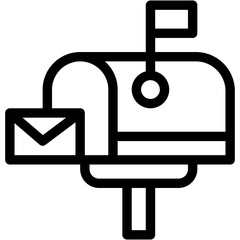 Vector Icon Box, letter, mail, post, email