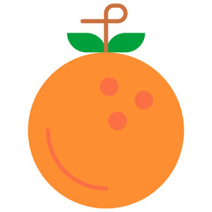 Vector Icon orange, Food, fruit, fruits, healthy, orange