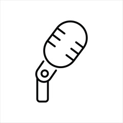 Microphone icon editable stock vector icon